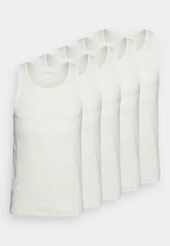 Pier One 5 Pack - Camiseta Interior - White -Tienda De Ropa c617b98cffae45108f57c71052399269