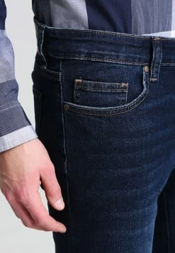 Pier One Basic - Vaqueros Rectos - Dark Blue Denim -Tienda De Ropa cab4c5a817d8404784a40aa6e7e7d551