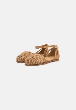 Pier One Leather- Sandalias - Beige -Tienda De Ropa ceb1bc5afdad4141a86c94cce4ce7d09