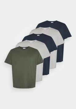 Pier One 5 Pack - Camiseta Básica - Khaki/Grey/Dark Blue 12 Pier One 5 Pack - Camiseta Básica - Khaki/Grey/Dark Blue -Tienda De Ropa d3fe6e185c83415bbbdfd7d53b4f9bb2
