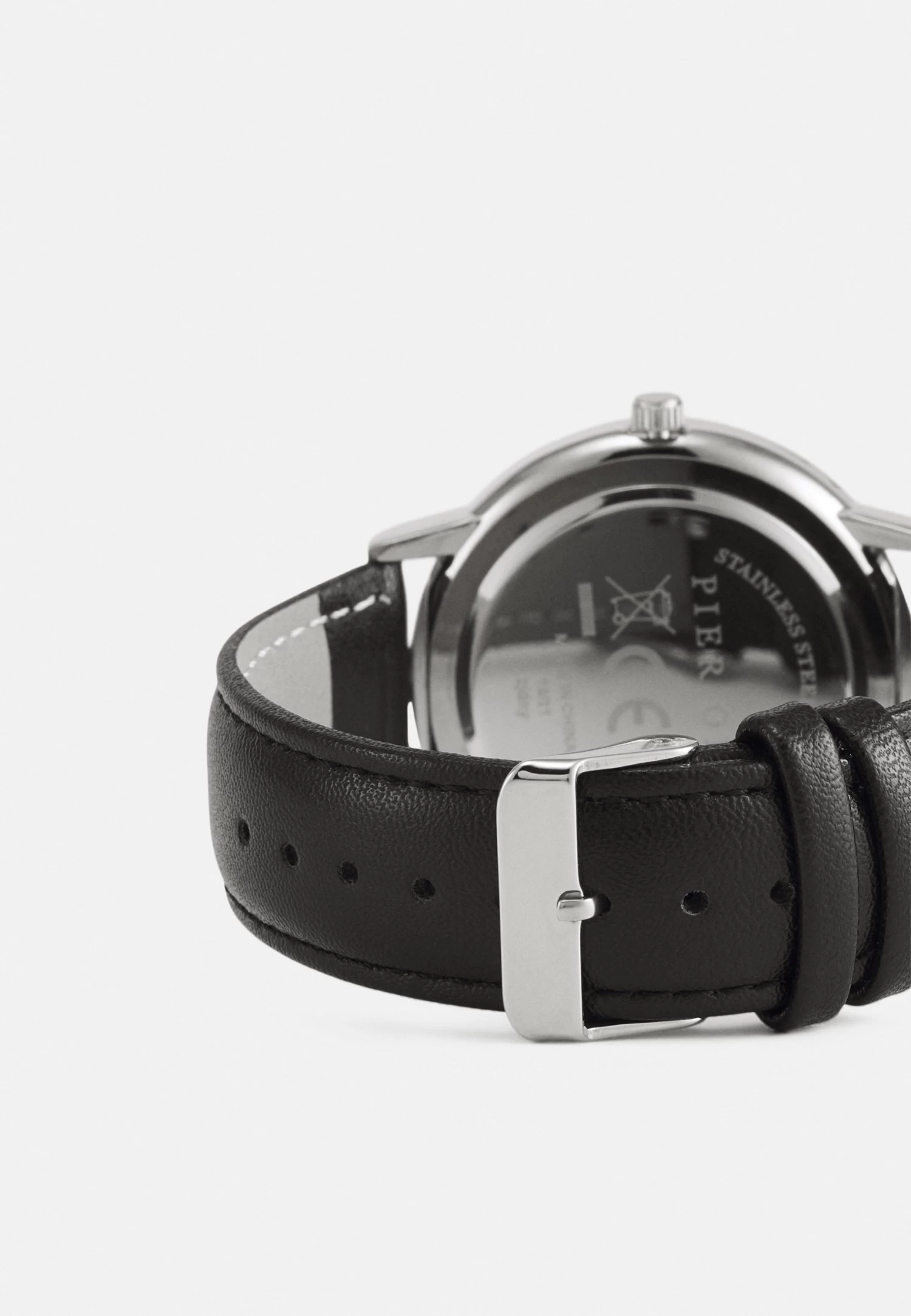 Pier One Reloj - Black/Silvercoloured 4 Pier One Reloj - Black/Silvercoloured - Image 2