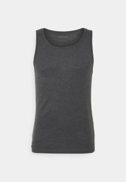 Pier One 3 Pack - Camiseta Interior - Black/Khaki/Mottled Dark Grey -Tienda De Ropa db55481c66374b04bfd0813da516887f