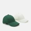 Pier One Unisex 2 Pack - Gorra - Green/Off White