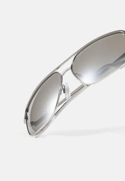 Pier One Unisex - Gafas De Sol - Silver-Coloured, Black -Tienda De Ropa e2e667893a6348519937490659beba93