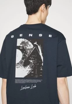 Pier One Sense Tee- Camiseta Estampada - Dark Blue -Tienda De Ropa e690df0b9a214c2fa436c69165ff17cd