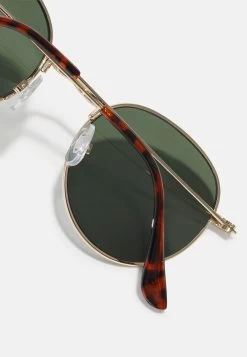 Pier One Unisex - Gafas De Sol - Gold-Coloured/Green -Tienda De Ropa e92d3af19b37403e9750478796cb172c