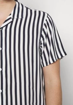 Pier One Camisa - Dark Blue/White -Tienda De Ropa f04216a06fc842d38c3fc0f259374953