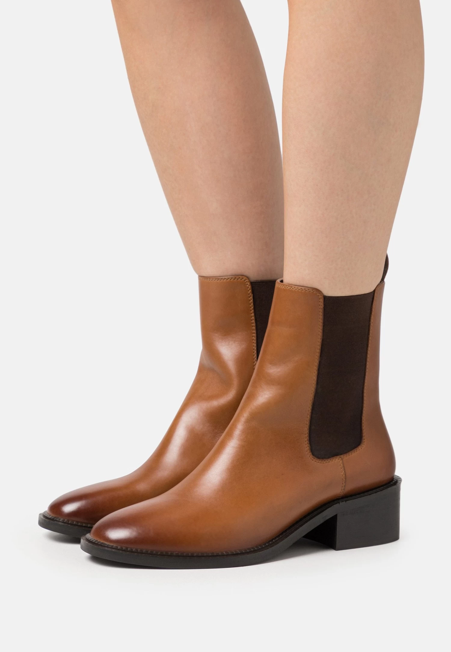 Pier One Leather- Botines - Cognac 3 Pier One Leather- Botines - Cognac
